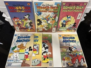 Disney’s Donald Duck & Mickey Mouse Comics - Lot Of 7 - Picture 1 of 4