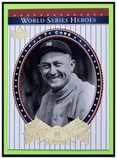 TY COBB  2002  UPPER DECK  BASEBALL HEROES  1908 DETROIT TIGERS  1-OWNER  MINT