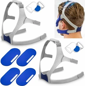 New Replacement ResMed AirFit F30 HEADGEAR STANDARD 2-Pack 4 Clips 64161 replica - Picture 1 of 4