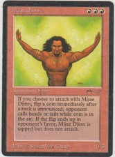 Magic The Gathering "Mijae Djinn" Arabian Nights