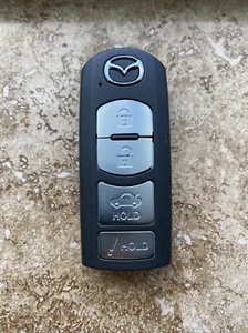 2014 - 19 MAZDA 3 6 MX-5 SMART KEY REMOTE FOB FCC: WAZSKE13D01 (4BTN) EXCELLENT! - Picture 1 of 3