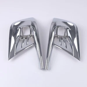 ABS Chrome Front Fog Light Frame Cover Trim For 2022-2023 Honda Civic Sedan - Picture 1 of 2