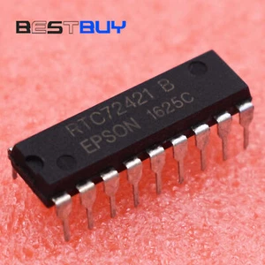 1/5 PIEZAS RTC72421B RTC72421 DIP-18 4 bits MÓDULO DE RELOJ EN TIEMPO REAL 71,62 k - Imagen 1 de 18