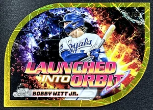 2024 Topps Chrome Cosmic Bobby Witt Launched into Orbit Gold /50 Royals Baseball - Picture 1 of 2