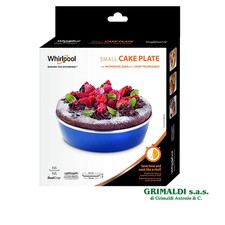 TORTIERA PIATTO CRISP WHIRLPOOL MICROONDE AVM190 BASE 19 cm SMALL CAKE PLATE