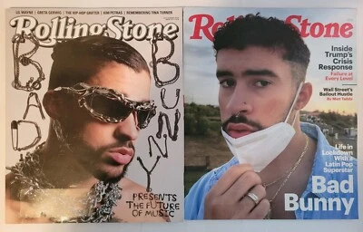 Lot Of 2 BAD BUNNY Issues Of ROLLING STONE Magazine (2020 & 2023) Foto 1 de 3
