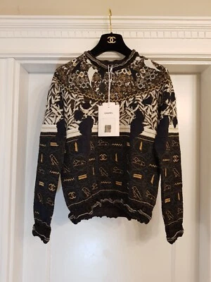 Jersey egipcio Chanel 19A pre-otoño 2019, FR 36, US 4, NUEVO CON ETIQUETAS Foto 1 de 4