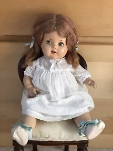 20” BLUE EYE VINTAGE COMPOSITION DOLL - RUTH-Circa 1920’s/1930's - Picture 1 of 12