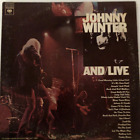 Johnny Winter And ? And/Live 1975 Columbia 2X Gatefold Lp Blues Rock Vg+