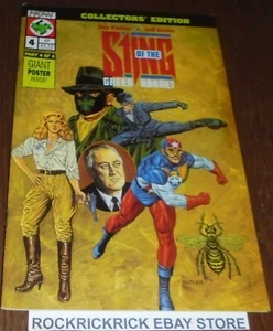 COMIC BOOK STING OF THE GREEN HORNET PART 4 OF 4 SEP 1992 INCLUDES GIANT POSTER - Picture 1 of 4