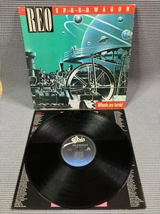REO Speedwagon – Wheels Are Turnin' 1984 Vinyl LP Epic QE 39593 Classic Rock NM - Picture 1 of 10