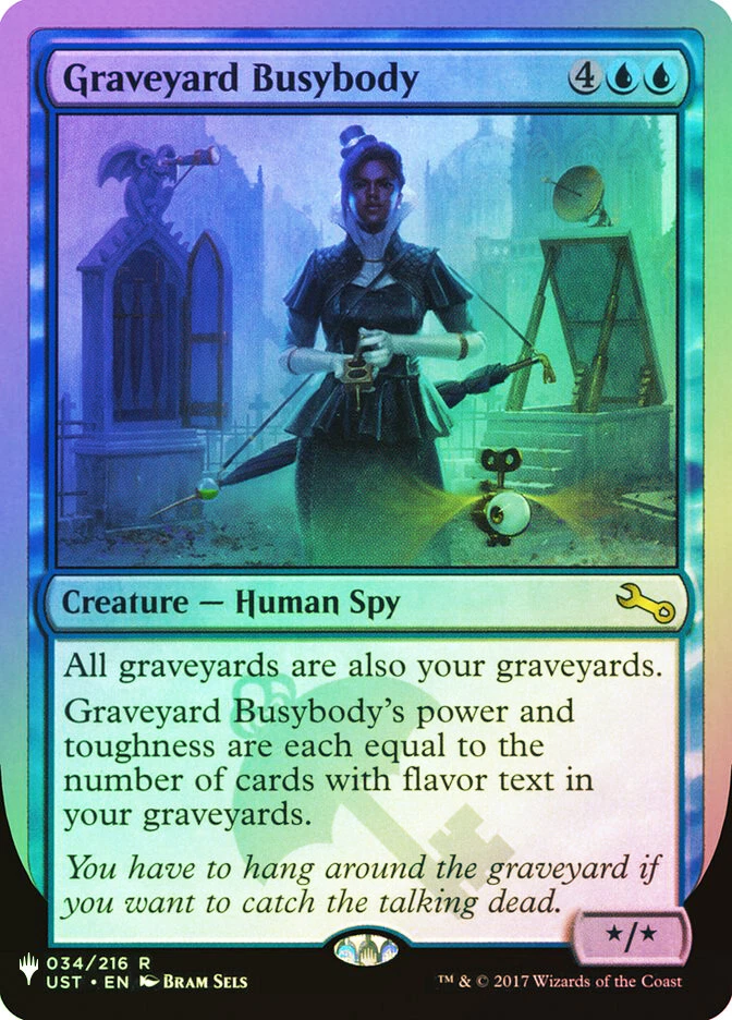 MTG FOIL Graveyard Busybody  - Planeswalker Symbol Reprints #15 - Image 1 of 1