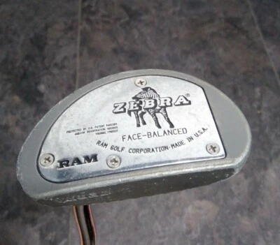Ram Zebra Mallet Putter Face-Balanced 35"  Right Hand Standard Lie golf club - Image 1 of 4