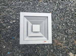 Square Aluminum Ceiling Diffuser With Box - Picture 1 of 3