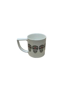 New English Love Skull Ceramic Coffee Mug - Artistic Tea Cup - Picture 1 of 7