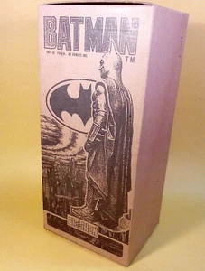 1989 Billiken Shokai Japan Batman figure VINYL MODEL KIT 1:6 Michael Keaton DC!! - Picture 1 of 5