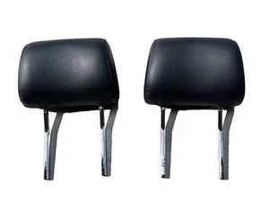 2009-2013 AUDI A3 SPORT BACK FRONT LEFT & RIGHT SEAT HEADREST SET BLACK OEM ๐ฅ๐ - Foto 1 di 4