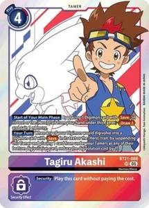 Tagiru Akashi Foil - BT21-088 - quasi nuovo - Digimon TCG - Foto 1 di 1