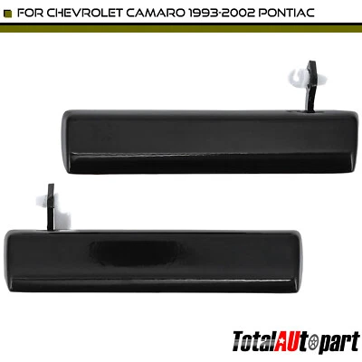 Черная внешняя дверная ручка для переднего водителя и пассажира Chevrolet Camaro Pontiac - Изображение 1 из 4