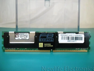 Kingston 4GB PC-5300 FB-DIMM Server Memory KVR667D2Q8F5/4G - Image 1 of 3