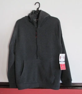 Canada Weather Gear Herren 1/2 Reißverschluss Hoodie schwarz/carbon Größe XLarge neu mit Etikett - Bild 1 von 14