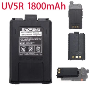 Original BaoFeng UV-5R Two-way Radio Battery1800 mAh UV-5R+ UV-5RA UV-5RE BF-F8 - Picture 1 of 10
