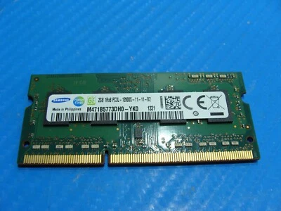 Dell 11 3137 Samsung 2GB 1Rx8 PC3L-12800S Memory RAM SO-DIMM M471B5773DH0-YK0 - Image 1 of 3