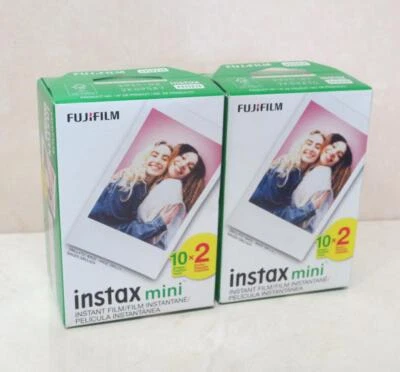 (2) FUJIFILM INSTAX MINI PELÍCULA INSTANTÁNEA (PAQUETE 10x2) 20 hojas caducidad 2024/2025 Foto 1 de 4