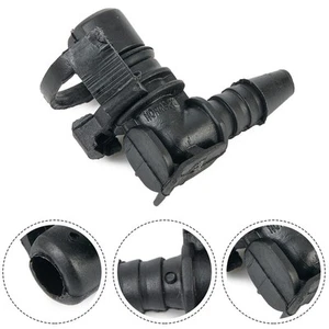 Motorcycle Hose Coupler ID6 Female 7.89mm Elbow Fuel Line Quick Hose Connector - Picture 1 of 12