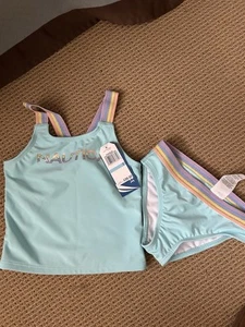 Nautica Girls' Fashion Bikini Swim Suit with UPF 50+ Sun Protection Size 5 NWT - Picture 1 of 5