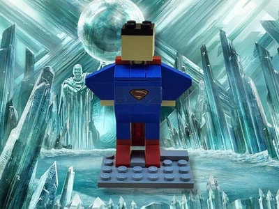 Retired 2013 Lego DC Comics Superman Brand Store Exclusive Build Complete! - Image 1 of 4