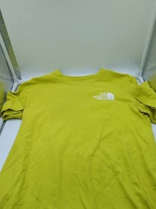 THE NORTH FACE TShirt Logo Graphic Sports Vintage Lime S - Picture 1 of 7