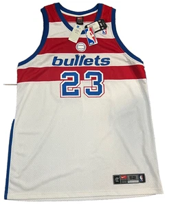 Nike Michael Jordan Washington Bullets Authentic Jersey sz. 52 New NWT Vintage - Picture 1 of 9