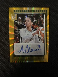 2025 Panini Donruss WNBA Alysha Clark Auto Signature Series Gold Laser 10/10 🏀 - Bild 1 von 8