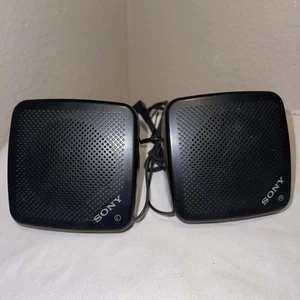 Sony SRS-5 Mini Lautsprechersystem für Walkman schwarz getestet & funktioniert - Bild 1 von 4