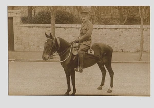 Militar. Soldado en mula/caballo. R/P de Williams de Rhyl. Gales. - Imagen 1 de 1