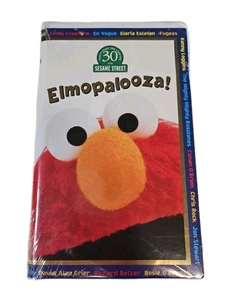 Sesame Street Elmo 1998 Sealed Elmopalooza VHS New - Picture 1 of 9