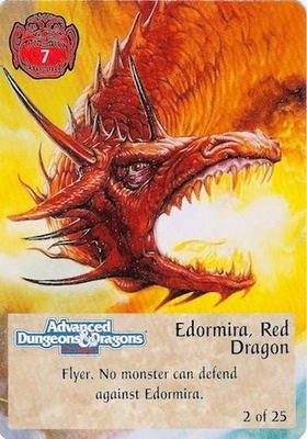 Edomira, Red Dragon 2/25 - 1st Edition Spellfire CCG TSR, Inc. 1994 - Immagine 1 di 4