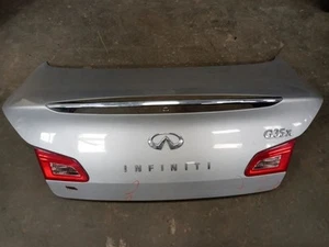 2007-2013 INFINITI G35 SEDAN 4 DOOR SILVER TRUNK LID ASSEMBLY OEM  - Picture 1 of 11