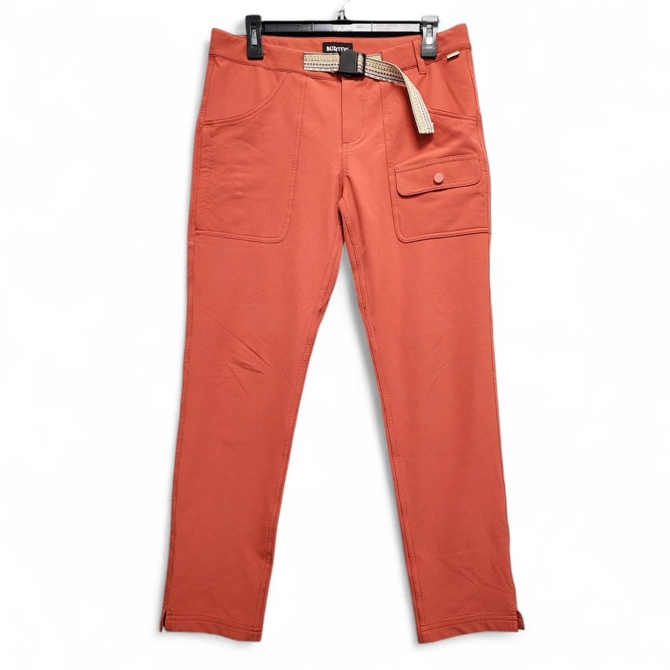 Burton Chaseview Stretch Pants Womens Size 28 Tandori Belted Hiking Slim Cargo - Image 1 of 4