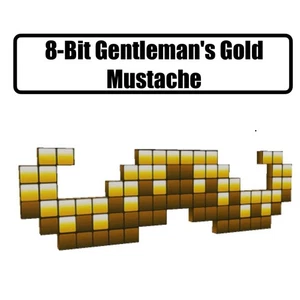 ROBLOX BONUS CHASER 🔱8 bit baffi d'oro da gentiluomo🔱 inviati nei messaggi eBay! - Foto 1 di 1