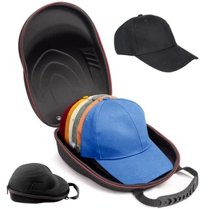 Hut Tasche Organizer Baseball Caps Hardcase Träger Travel One schwarz verstellbar - Bild 1 von 8