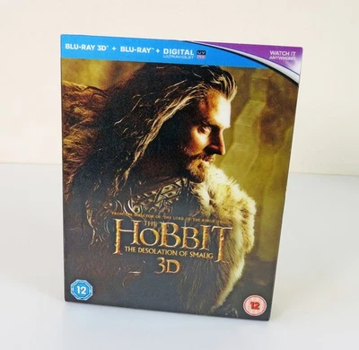 The Hobbit The Desolation Of Smaug 3D & 2D Blu-Ray with Cardboard Slipcase - Image 1 of 4