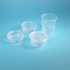 1500 Verpackungsbecher Feinkostbecher rund Rundbecher klar mit Deckel 500ml 500g - Bild 1 von 1