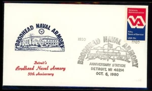 1980 Brodhead Naval Armory 50th Anniversary FDC - Picture 1 of 2