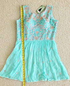 Party Wear Salwar Suit Anarkali Bollywood Kurta Palazzo Set Dress size 36 to 38 - Picture 1 of 12