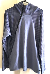 Reebok Gr. L Herren 1/2 Winkel Reißverschluss Hoodie Sweatshirt Jacke einfarbig & kariert grau gebraucht, in einwandfreiem Zustand - Bild 1 von 12