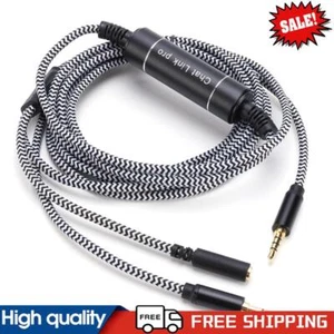 2.6m Audio Cable Extension Replacement Audio Cord 1 To 2 3.5mm for NS Switch/PS4 - Picture 1 of 12