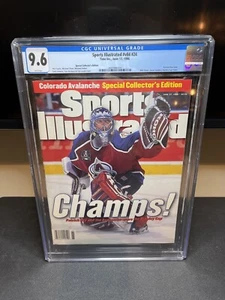 CGC 9.6 Newsstand Edition Sports Illustrated-Patrick Roy-June 17 1996 - Picture 1 of 1