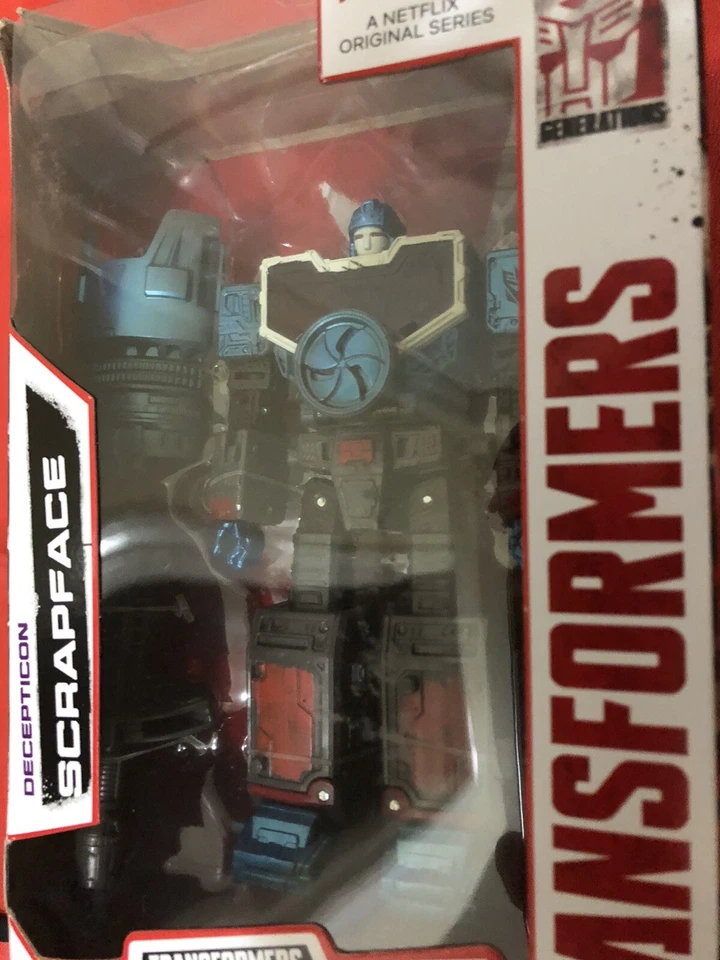 Transformers War for Cybertron Trilogy Netflix Decepticon Scrapface Hasbro X3